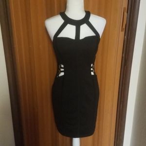 MIDNIGHT BLACK CLUBING DRESS